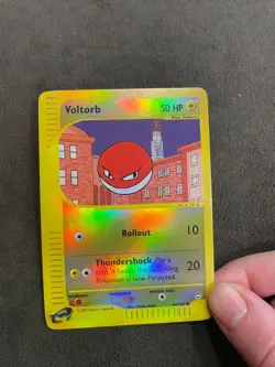 Voltorb 64/147 Aquapolis Reverse Holo eReader Pokemon TCG English NM - Image 2