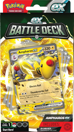 Pokemon TCG ex Battle Deck Box ONLY Ampharos ex Sealed New STOCK PHOTO - Image 1