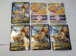 6x LOT - Pokemon TCG Dragonite V 049/078 + Ultra Rare Holo 050/078 VSTAR PLAYSET - Image 1