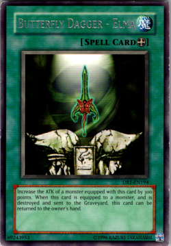 Butterfly Dagger-Elma - DR1-EN194 - Rare Unlimited Ed Yugioh - LP - Image 1