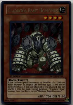 Gladiator Beast Hoplomus Secret Rare Legendary Collection 2 LCGX-EN239 LP - Image 1