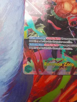 One Piece - Roronoa Zoro OP06-118 (Reprint) LD-01 Card English - Near Mint - Image 2