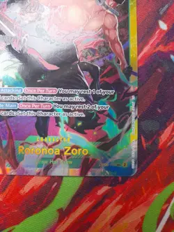 One Piece - Roronoa Zoro OP06-118 (Reprint) LD-01 Card English - Near Mint - Image 3