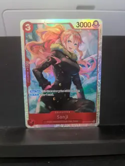 One Piece CCG Sanji Super Rare Card OP10-005 Royal Blood - Image 1