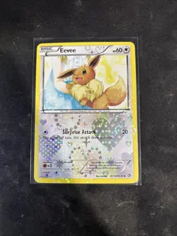 Eevee RC14/RC25 Legendary Treasures: Radiant Collection Holo Pokemon Card LP - Image 1