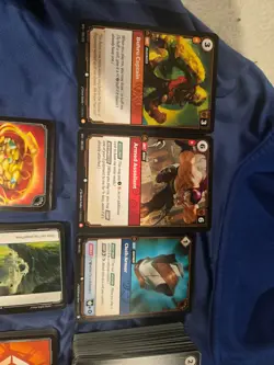 Riftbound spiritforged bulk lot 350 plus cards including 40 holos - Image 2