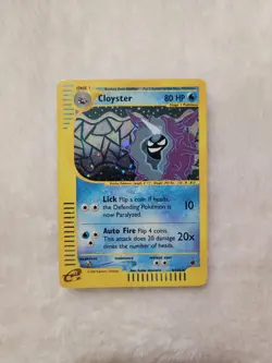 Pokemon Cloyster Expedition Base Set Holo Rare 8/165 English Card - Image 1