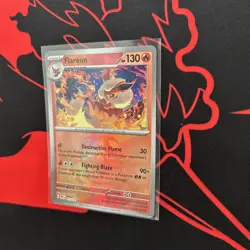 Pokemon TCG Flareon Master Ball Reverse Holo Card 013/131 Prismatic Evolutions - Image 2