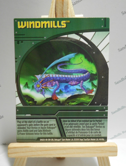 Bakugan Card - Windmills - Green Ability Card - BA626 - 44/48q - 2009 - Image 1