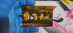 Pokemon Topps Movie card HOLO /Black label/ no.46 "Peacemaker Pikachu" - Image 1