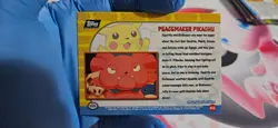 Pokemon Topps Movie card HOLO /Black label/ no.46 "Peacemaker Pikachu" - Image 2