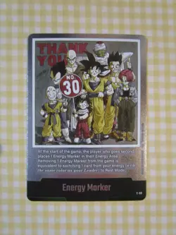 Dragon Ball Super Card Game Fusion World Energy Marker E-60 Manga Booster - Image 1