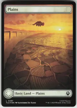 MTG Plains (0287) Foil NM Avatar: The Last Airbender Magic 287 - Image 1