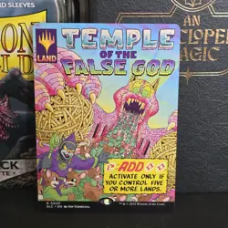 Temple of the False God Secret Lair MTG An Encyclopedia of Magic NON-FOIL - Image 1