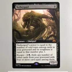 NM Nethergoyf - (Extended Art) Modern Horizons 3 Mtg Tcg Pack Fresh - Image 2