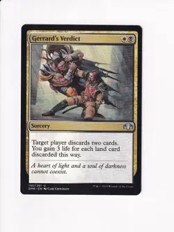 MAGIC THE GATHERING MTG DOMINARIA REMASTERED GERRARD'S VERDICT (X) - Image 1