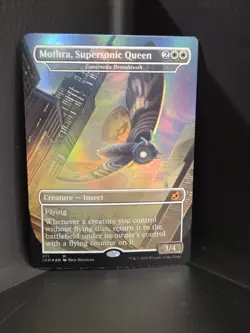 Mothra, Supersonic Queen - Luminous Broodmoth Ikoria: Lair of Behemoths Foil - Image 1