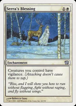 Serra's Blessing Regular - Ninth Edition MTG-LP - Image 1