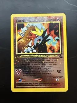 Pokemon TCG Entei Wizards Black Star Promos 34 Holo Promo Promo - Image 1