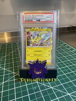 2017 Japanese Pikachu 108/SM-P Pokemon Gym Summer Festa Promo 108 Psa 10 - Image 1