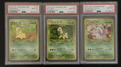 2000 Pokemon Japanese Neo Premium File Complete Set SEQUENTIAL PSA CERT 10 & 9 - Image 2