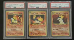 2000 Pokemon Japanese Neo Premium File Complete Set SEQUENTIAL PSA CERT 10 & 9 - Image 3