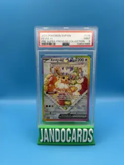 2025 POKEMON SVP EN EEVEE Ex PRE SUPER-PREMIUM COLLECTION #174 PSA 9 - Image 1