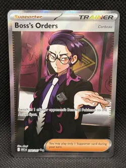 Pokemon TCG BOSS’S ORDERS 256/217 Ascended Heroes Full Art Ultra Rare - Image 1