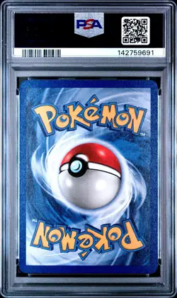 PSA 9 MINT 1999 POKEMON FOSSIL #60 GAMBLER 1ST EDITION ENGLISH - Image 2
