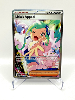 Lisia's Appeal 246/191 Sv08: Surging Sparks Holo Pokemon Near Mint - Image 1