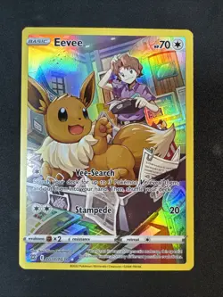 Eevee TG11/TG30 Swsh09: Brilliant Stars Trainer Gallery Holo Pokemon - Image 1