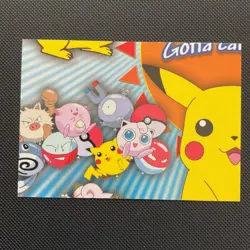 2000 Topps Pokemon Series 3 #P03 Puzzle Blue Logo 1st Edition Three - Image 1