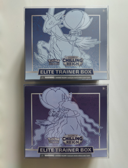 2 x Pokemon Chilling Reign Elite Trainer Boxes ETB - NEW & SEALED - With Cases - Image 1