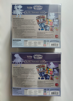2 x Pokemon Chilling Reign Elite Trainer Boxes ETB - NEW & SEALED - With Cases - Image 2
