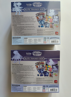 2 x Pokemon Chilling Reign Elite Trainer Boxes ETB - NEW & SEALED - With Cases - Image 4