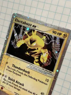 Electabuzz ex #97/109 Ultra Rare Pokemon EX Ruby And Sapphire & English 2003 LP - Image 3