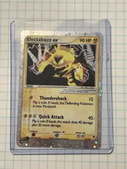 Electabuzz ex #97/109 Ultra Rare Pokemon EX Ruby And Sapphire & English 2003 LP - Image 5