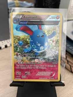 Azumarill (Alpha) 104/160 XY - Primal Clash Holo - Pokemon TCG - LP - Image 1