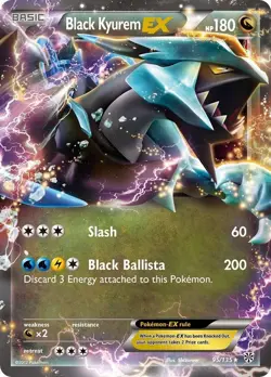 Pokemon TCG - Black Kyurem EX - 95/135 - Ultra Rare - Plasma Storm [Near Mint] - Image 1