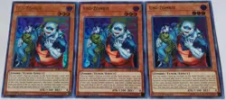 Yugioh 3x Uni-Zombie BLRR-EN074 Ultra Rare 1st Edition Near Mint Playset - Image 3