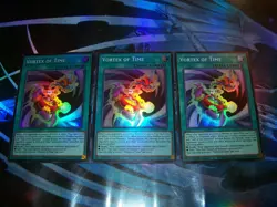 3x Vortex of Time 1st Edition Super Rare MZMU-EN009 Yu-Gi-Oh! - Image 1