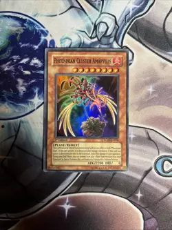 (YL) YuGiOh Phoenixian Cluster Amaryllis RGBT-EN006 Super Rare 1st LP/MP - Image 1
