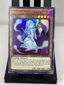 Yugioh Necroworld Banshee GFP2-EN114 Ultra Rare 1st Ed NM - Image 1