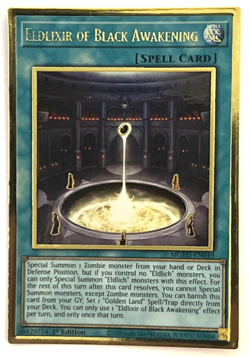 YuGiOh! - Eldlixir Of Black Awakening - Premium Gold Rare - Image 1