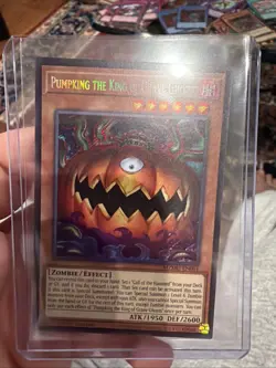 Pumpking the King of Grave Ghosts 1st Edition Secret Rare MZMU-EN001 Yu-Gi-Oh! - Image 1