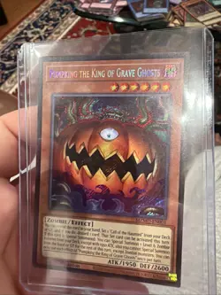 Pumpking the King of Grave Ghosts 1st Edition Secret Rare MZMU-EN001 Yu-Gi-Oh! - Image 2