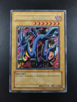YUGIOH 2003 | SERPENT NIGHT DRAGON | SRL-G130 | OLD PRINT GERMAN | EXCELLENT-NM - Image 1