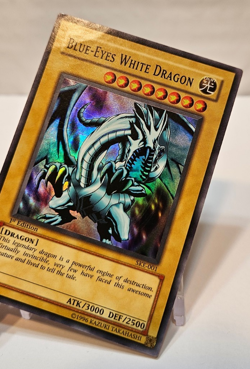Blue-Eyes White Dragon SKE-001 Super Rare 1st Edition Yugioh 996 - Image 4