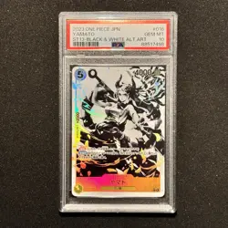 PSA 10 Yamato ST13-016 Black & White Alt. Art Full Holo | 2024 One Piece GEM MT - Image 3