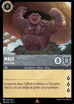 185/204 FR | Maui, Demi-dieu | carte rare Disney Lorcana (2023) - Image 1